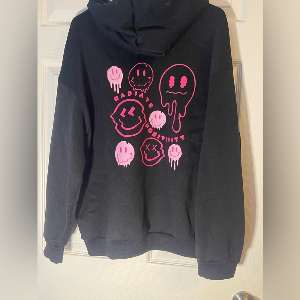 Trippy smiley face hoodie